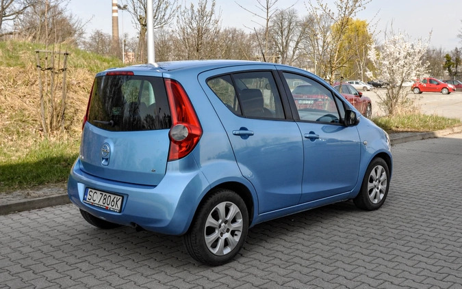 Opel Agila cena 14900 przebieg: 114000, rok produkcji 2008 z Sianów małe 67